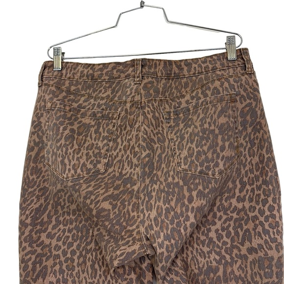 Style & Co Leopard Print Curvy Skinny Jeans 14 - Picture 7 of 13